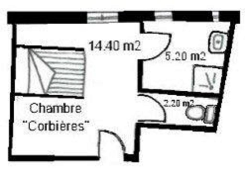 Relais De Tamaroque Bed and Breakfast Portel-des-Corbieres Habitación foto